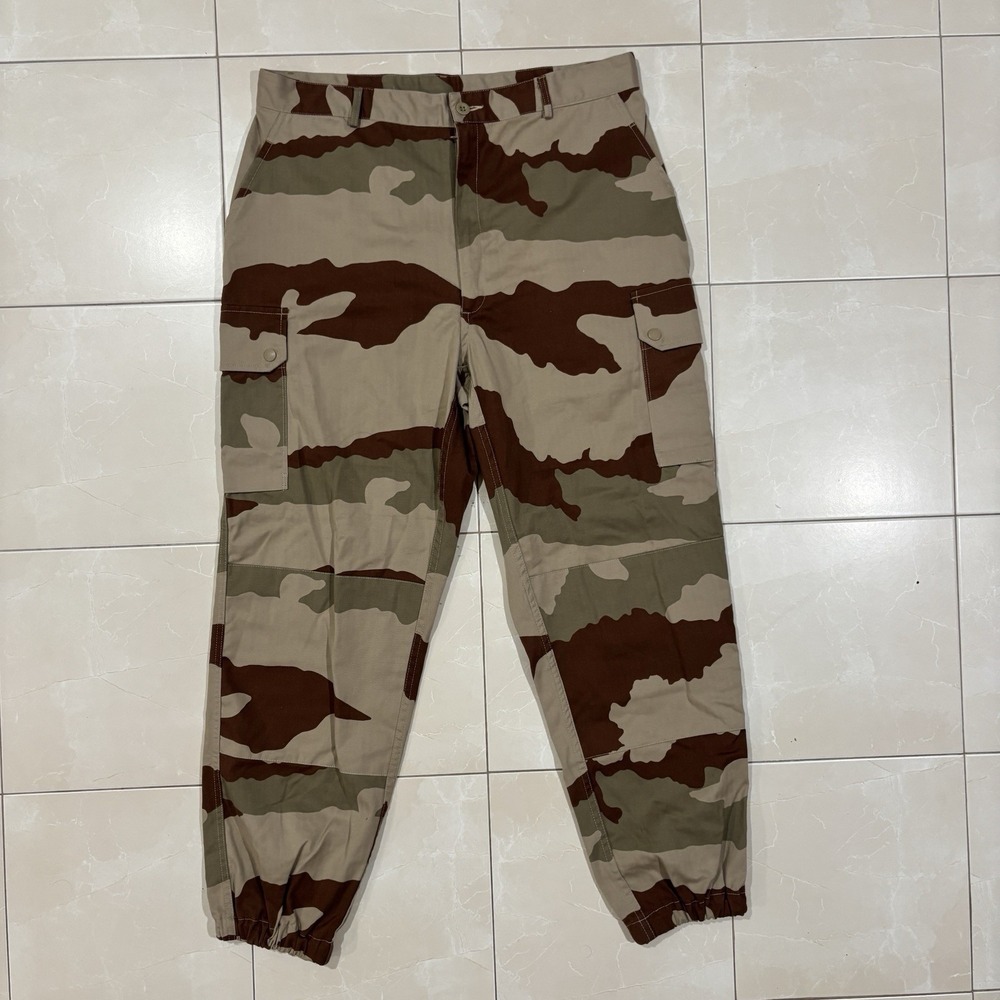 Vintage Seyntex Camo Pants Military Cargo Chocolate Chip Men's L 36x30 Army